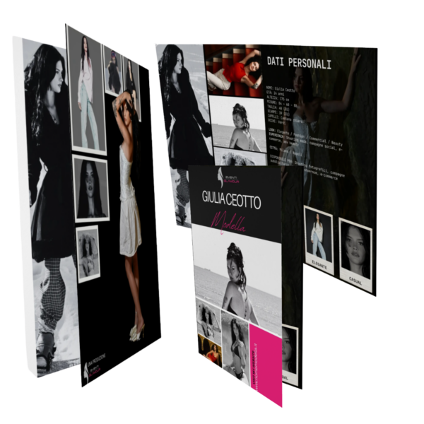 Composit fotografico professionale per modelle e hostess